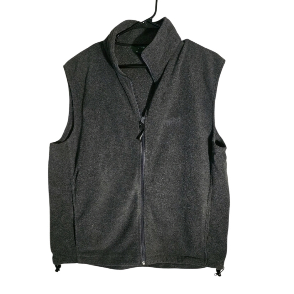 Woolrich Charcoal Fleece Vest